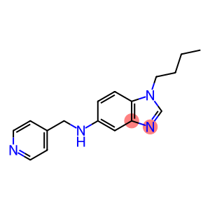 N-(1-butyl-1H-benzimidazol-5-yl)-N-(4-pyridinylmethyl)amine