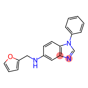 N-(2-furylmethyl)-N-(1-phenyl-1H-benzimidazol-5-yl)amine