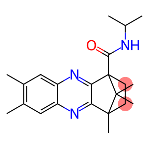 N-isopropyl-6,7,12,15,15-pentamethyl-3,10-diazatetracyclo[10.2.1.0~2,11~.0~4,9~]pentadeca-2(11),3,5,7,9-pentaene-1-carboxamide