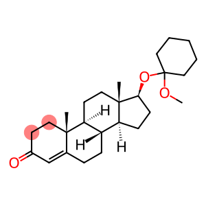 Androst-4-en-3-one,17-[(1-methoxycyclohexyl)oxy]-, (17b)- (9CI)