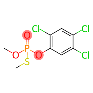 Phosphorothioic acid, O,S-dimethyl O-(2,4,5-trichlorophenyl) ester