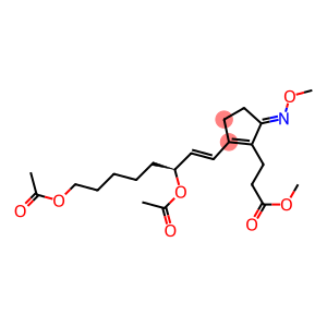 2-[(1E,3S)-3,8-Bis(acetyloxy)-1-octenyl]-5-(methoxyimino)-1-cyclopentene-1-propanoic acid methyl ester