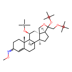18,20-Epoxy-11β,20,21-tris(trimethylsiloxy)pregn-4-en-3-one O-methyl oxime