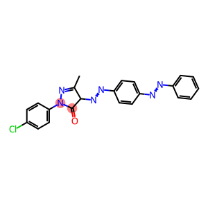 2-(4-Chlorophenyl)-2,4-dihydro-5-methyl-4-[[4-(phenylazo)phenyl]azo]-3H-pyrazol-3-one