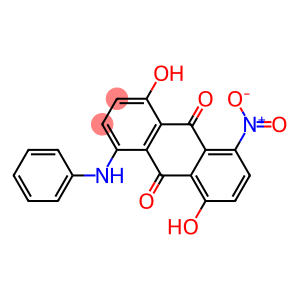 9,10-Anthracenedione, 1,5(or 1,8)-dihydroxy-4-nitro-8(or 5)-(phenylamino)-