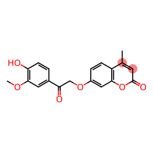 7-[2-(4-Hydroxy-3-methoxyphenyl)-2-oxoethoxy]-4-methyl-chromen-2-one