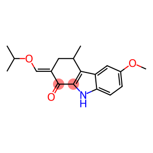 2,3,4,9-Tetrahydro-6-methoxy-4-methyl-2-[(1-methylethoxy)methylene]-1H-carbazol-1-one