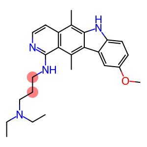 N-[3-(Diethylamino)propyl]-5,11-dimethyl-9-methoxy-6H-pyrido[4,3-b]carbazole-1-amine