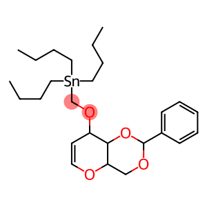 D-ribo-Hex-1-enitol, 1,5-anhydro-2-deoxy-4,6-O-(phenylmethylene)-3-O-[(tributylstannyl)methyl]- (9CI)