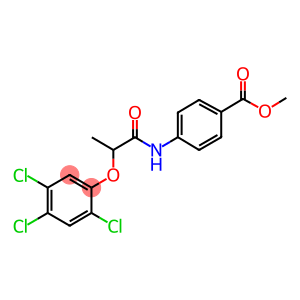 methyl 4-{[2-(2,4,5-trichlorophenoxy)propanoyl]amino}benzoate