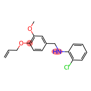 N-[4-(allyloxy)-3-methoxybenzyl]-N-(2-chlorophenyl)amine