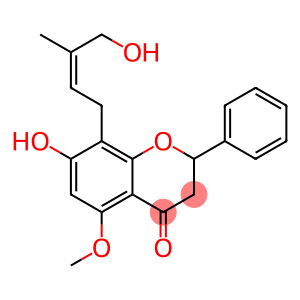 4'',7-DIHYDROXY-5-METHOXY-8-PRENYLFLAVANONE