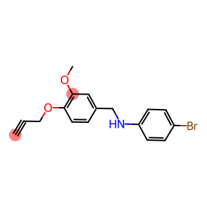 4-bromo-N-[3-methoxy-4-(2-propynyloxy)benzyl]aniline