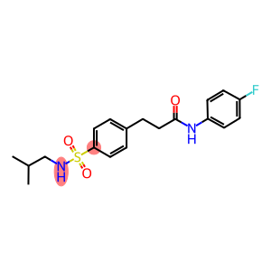 N-(4-fluorophenyl)-3-{4-[(isobutylamino)sulfonyl]phenyl}propanamide