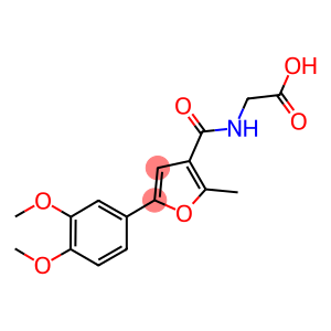 {[5-(3,4-dimethoxyphenyl)-2-methyl-3-furoyl]amino}acetic acid