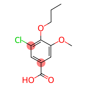 3-CHLORO-5-METHOXY-4-PROPOXYBENZOIC ACID