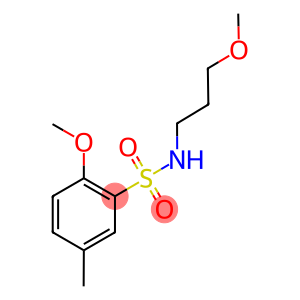 2-methoxy-N-(3-methoxypropyl)-5-methylbenzenesulfonamide