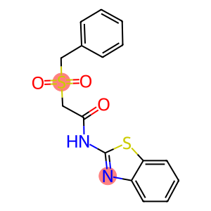 N-(1,3-benzothiazol-2-yl)-2-(benzylsulfonyl)acetamide