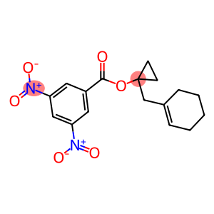 1-(1-cyclohexen-1-ylmethyl)cyclopropyl 3,5-dinitrobenzoate