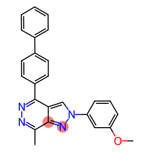 3-(4-[1,1'-biphenyl]-4-yl-7-methyl-2H-pyrazolo[3,4-d]pyridazin-2-yl)phenyl methyl ether