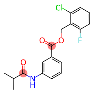 2-chloro-6-fluorobenzyl 3-(isobutyrylamino)benzoate