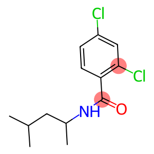 2,4-dichloro-N-(1,3-dimethylbutyl)benzamide