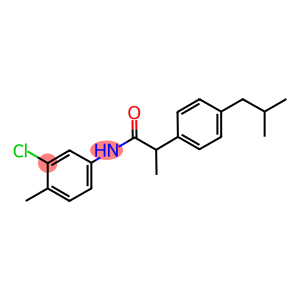 N-(3-chloro-4-methylphenyl)-2-(4-isobutylphenyl)propanamide