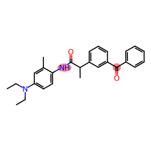 2-(3-benzoylphenyl)-N-[4-(diethylamino)-2-methylphenyl]propanamide