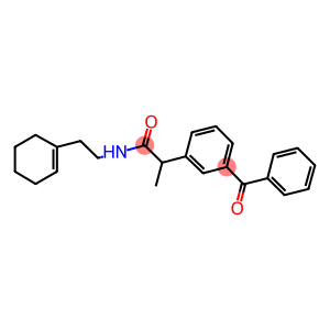 2-(3-benzoylphenyl)-N-[2-(1-cyclohexen-1-yl)ethyl]propanamide