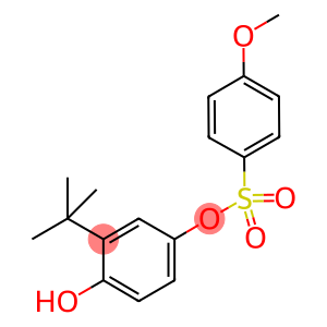 3-tert-butyl-4-hydroxyphenyl4-methoxybenzenesulfonate