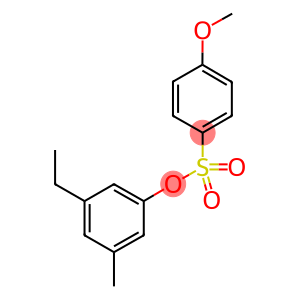 3-ethyl-5-methylphenyl4-methoxybenzenesulfonate