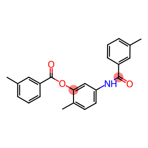 2-methyl-5-[(3-methylbenzoyl)amino]phenyl3-methylbenzoate