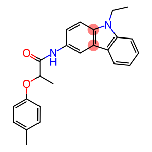 N-(9-ethyl-9H-carbazol-3-yl)-2-(4-methylphenoxy)propanamide