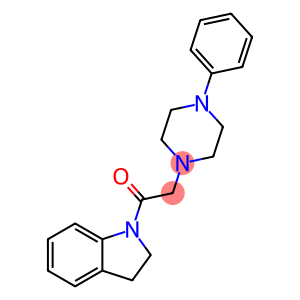 1-[(4-phenyl-1-piperazinyl)acetyl]indoline