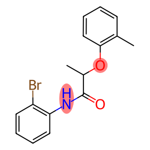 N-(2-bromophenyl)-2-(2-methylphenoxy)propanamide