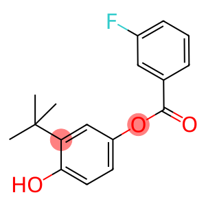 3-tert-butyl-4-hydroxyphenyl 3-fluorobenzoate