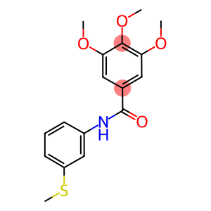 3,4,5-trimethoxy-N-[3-(methylsulfanyl)phenyl]benzamide