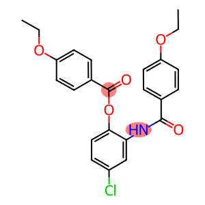 4-chloro-2-[(4-ethoxybenzoyl)amino]phenyl 4-ethoxybenzoate