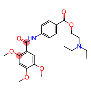 2-(diethylamino)ethyl 4-[(2,4,5-trimethoxybenzoyl)amino]benzoate