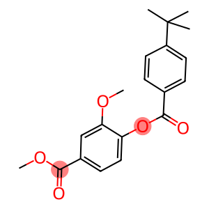 methyl 4-[(4-tert-butylbenzoyl)oxy]-3-methoxybenzoate