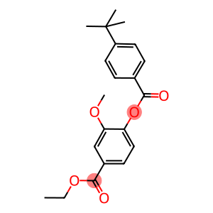 ethyl 4-[(4-tert-butylbenzoyl)oxy]-3-methoxybenzoate