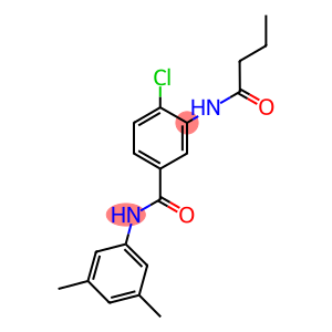 3-(butyrylamino)-4-chloro-N-(3,5-dimethylphenyl)benzamide