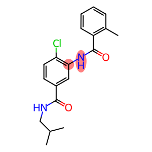 4-chloro-N-isobutyl-3-[(2-methylbenzoyl)amino]benzamide