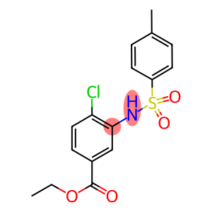 ethyl 4-chloro-3-{[(4-methylphenyl)sulfonyl]amino}benzoate