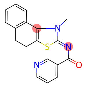 N-(1-methyl-4,5-dihydronaphtho[1,2-d][1,3]thiazol-2(1H)-ylidene)nicotinamide