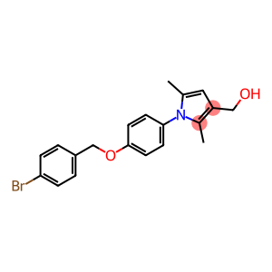 1-[4-[(4-BROMOPHENYL)METHOXY]PHENYL]-2,5-DIMETHYL-1H-PYRROLE-3-METHANOL