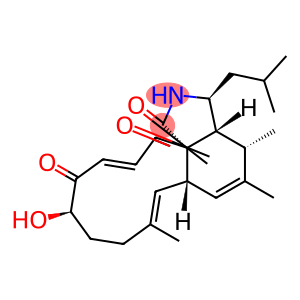 [3S,13E,17S,19E,(-)]-17-Hydroxy-14-methyl-3-(2-methylpropyl)-10-nor[11]cytochalasa-6,13,19-triene-1,18,21-trione