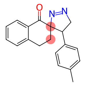 4'-(4-methylphenyl)-3,4,4',5'-tetrahydrospiro[naphthalene-2,3'-(3'H)-pyrazole]-1(2H)-one