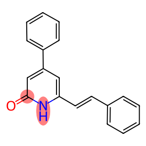 4-phenyl-6-(2-phenylvinyl)-2(1H)-pyridinone