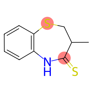 3-methyl-2,3-dihydro-1,5-benzothiazepine-4(5H)-thione